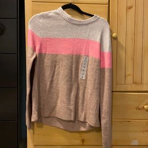 Color block sweater